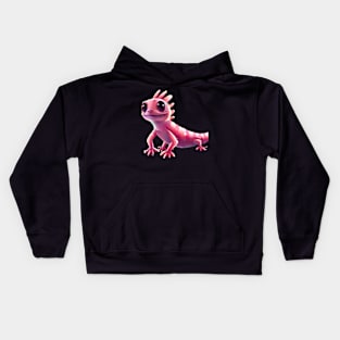 pink lizard Kids Hoodie